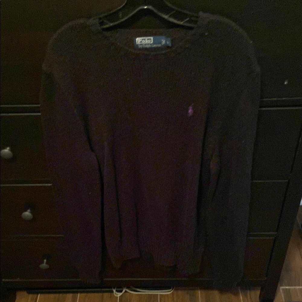 Polo by Ralph Lauren Black Crewneck Sweater